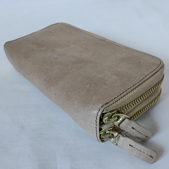 Women's Large Vintage Embossed Leather Chicago White Sox Wallet MLB Baseball Y2K - Picture 4 of 14